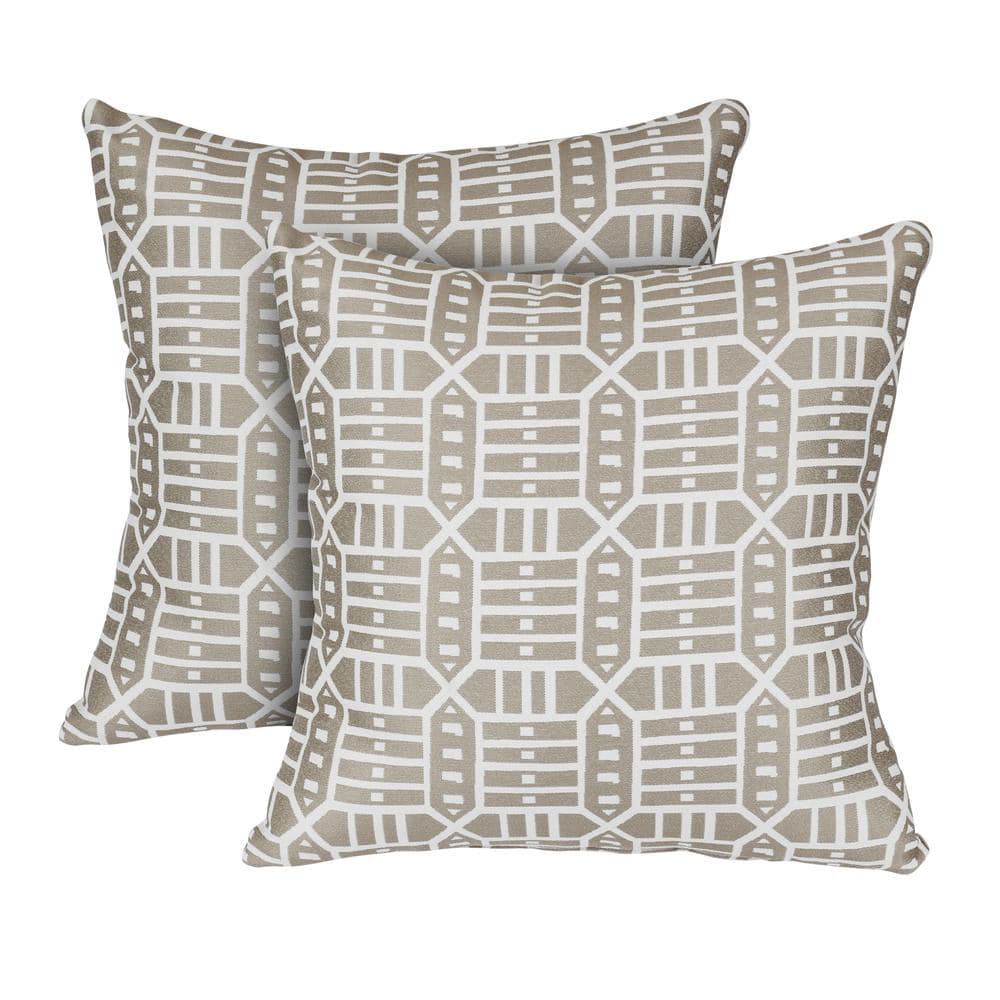 Re:canvas Arco High Square Pillow – Quiet Town