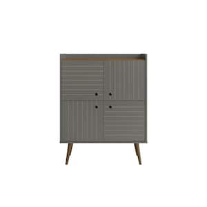 Bogart Grey and Nature Accent Cabinet