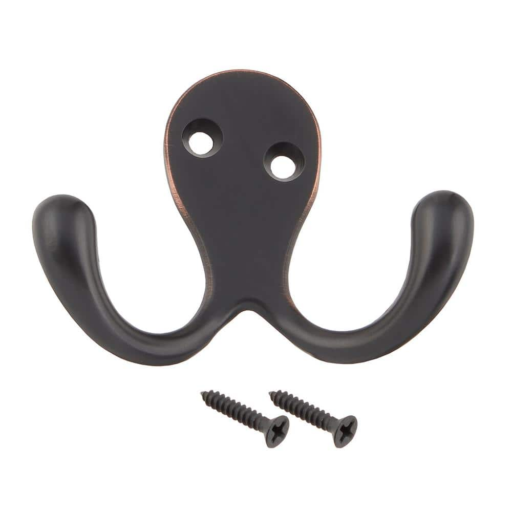 Everbilt Oil Rubbed Bronze Double Robe Hook 20950 The Home Depot   Oil Rubbed Bronze Everbilt Hooks 20950 64 1000 