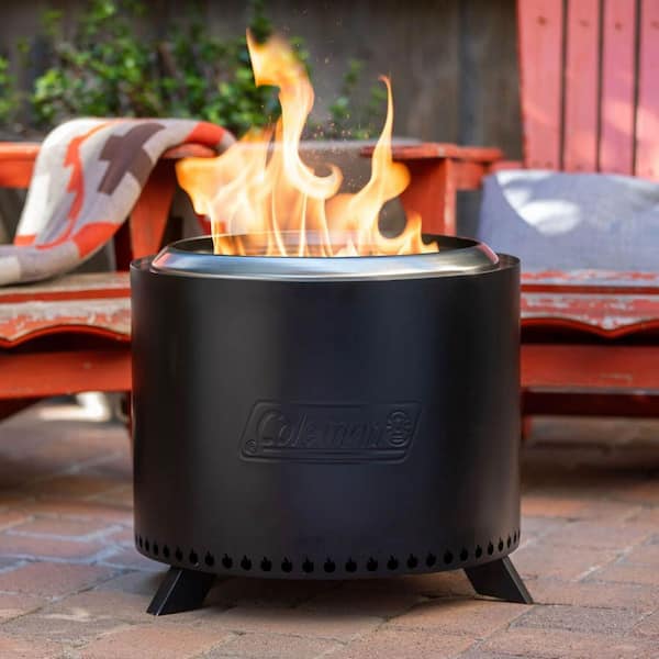 Coleman Cityscapes 20 in. Stainless Steel Outdoor Wood Burning