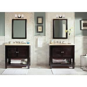 Oslo 20 in. 3-Light Midnight Black Transitional Contemporary Bathroom Vanity Light with Cased Opal Etched Glass Shades