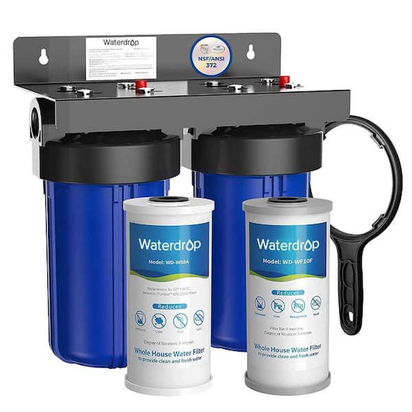 Whole House Water Filter System, Reduce Iron and Manganese, with Carbon and Sediment Filters, 5-Stage Filtration