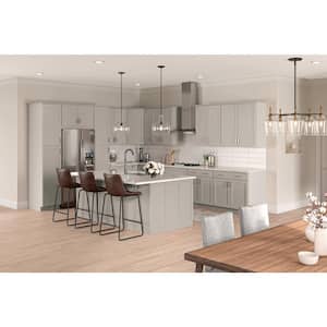 Westfield Dusk Gray Kitchen Cabinet End Panel With Attached Fill Strip (3 in. W x 23.75 in. D x 35 in. H)
