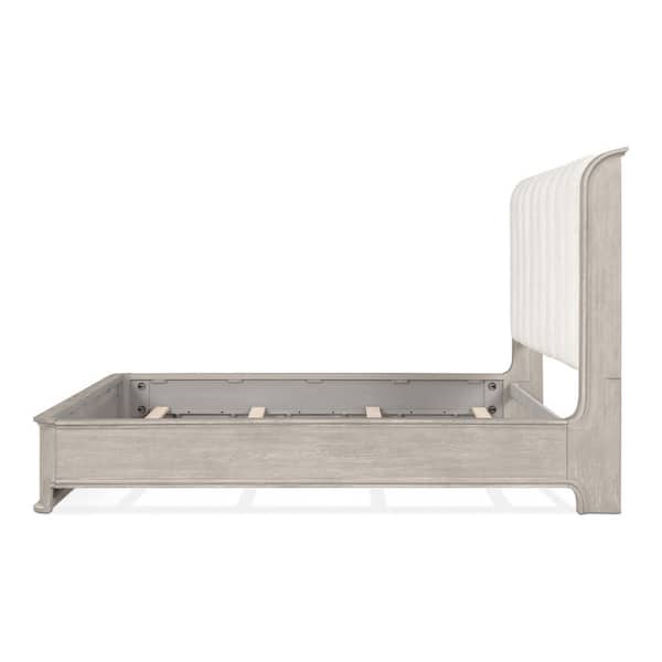 Furniture of America Wilter Light Gray Wood Frame Eastern