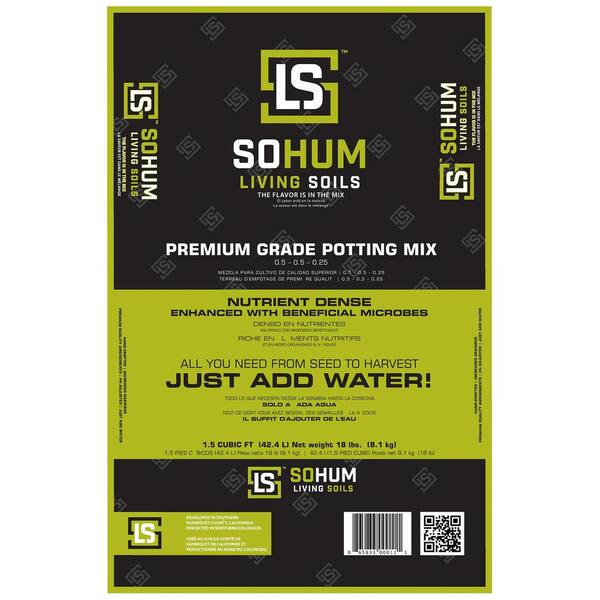 Unbranded SOHUM Living Soil Premium Grade Potting Mix Just Add Water Organic Potting Soil Plant Food