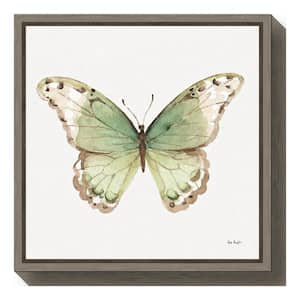 "Colorful Breeze XII (Butterfly)" by Lisa Audit Framed Canvas Wall Art