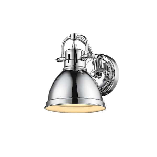 Golden Lighting - Duncan Chrome 1-Light Bath Light