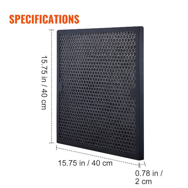 SKYSHALO Active Carbon Filters 3 Pack, 16 in. x 19 in. Air