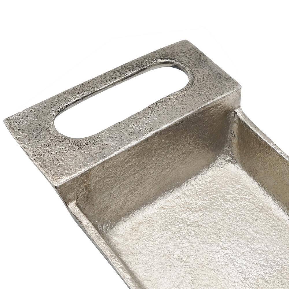Danny Rustic Gold, Silver, and Black Aluminum Serving Trays - Set of 3