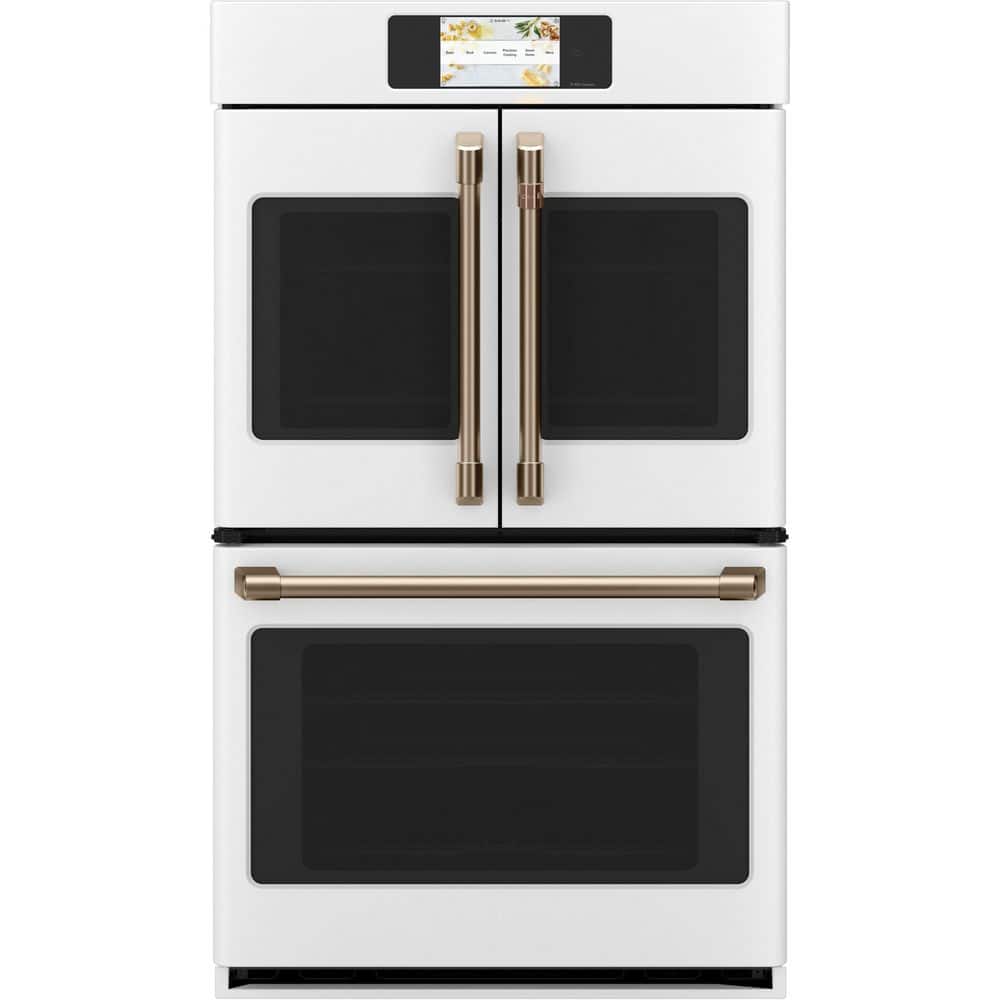 Matte White 30" Smart Convection Double Wall Oven
