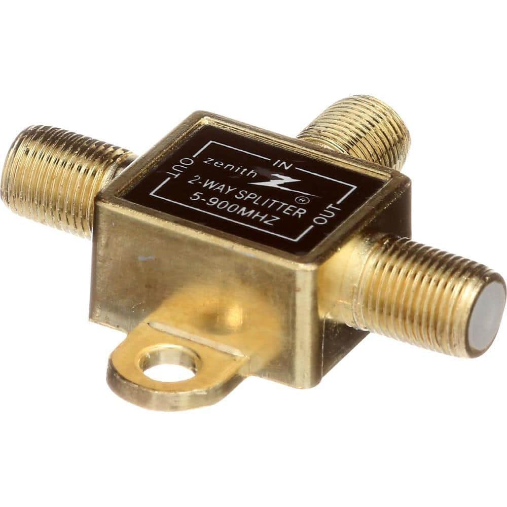 Zenith 2Way 900 MHz Coaxial Splitter VS1001SP2W The Home Depot