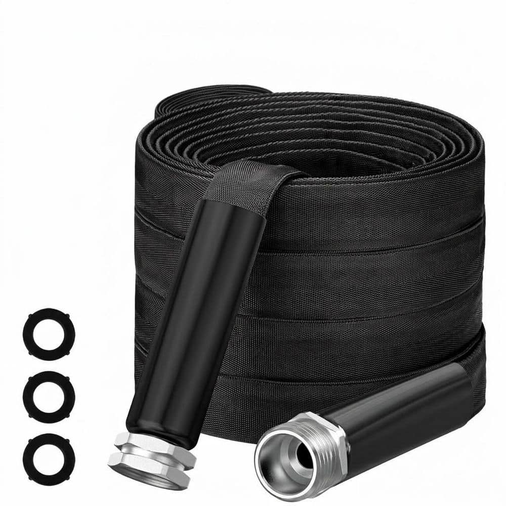 50 ft Heavy-Duty Garden Hose Ultra Lightweight Flexible Kink-Free TPU Drinking Water Safe Black 1 Piece price history on PriceWatchPro