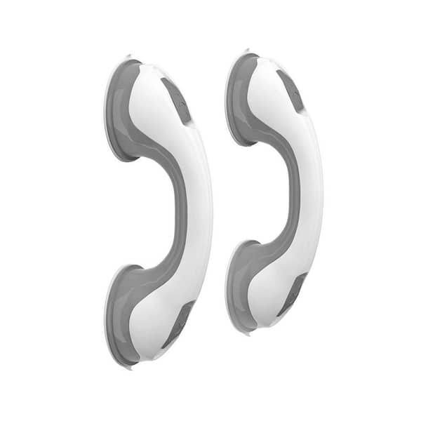 12 in. x 1.25 in. Exposed Screw Grab Bar Safety Handrail for Shower Bathroom Bathtub Toilet Handles Elderly 2 Pack