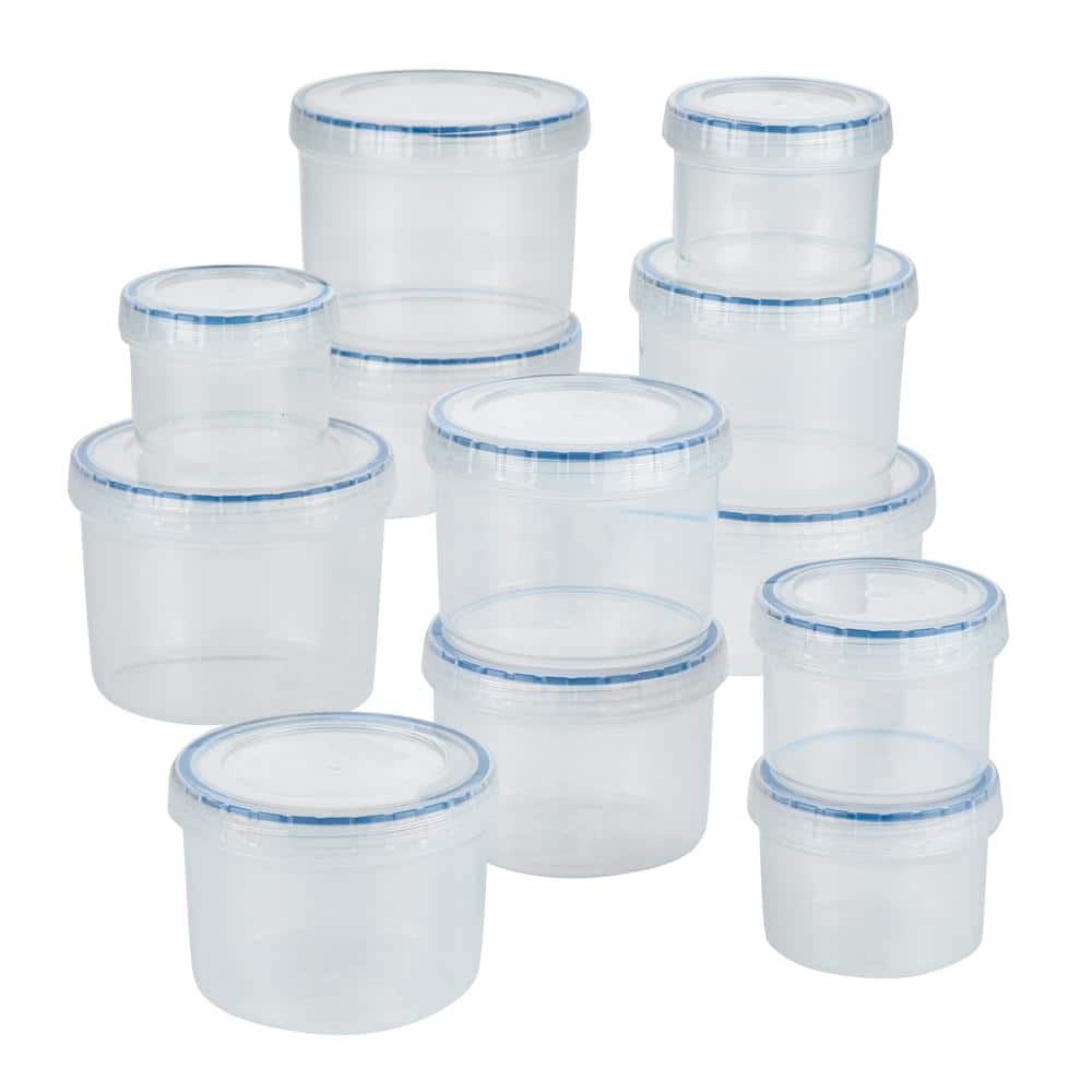 Lifetime Home 12 PACK Airtight Food Storage Containers Set with Lids for  Kitchen & Pantry Organization - BPA-Free for Cereal, Pasta, Rice,  Vegetables