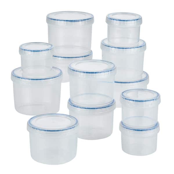 Simply Done Twist Lid Round 16 Oz, Plastic Containers