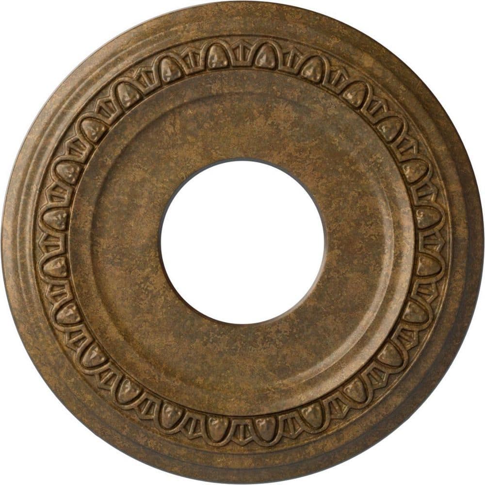 1-1/8 in. x 12-1/4 in. x 12-1/4 in. Polyurethane Jackson Ceiling Medallion , Rubbed Bronze price history on PriceWatchPro