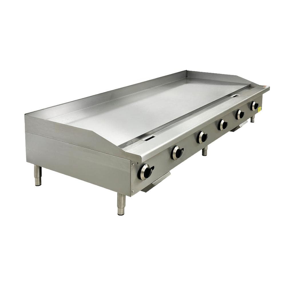 72 in. Commercial NSF Gas Heavy Duty Griddle TC-G72-H