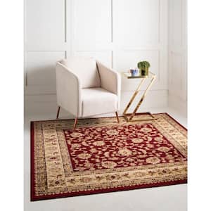 Voyage St. Louis Red 8' 0 x 8' 0 Square Rug