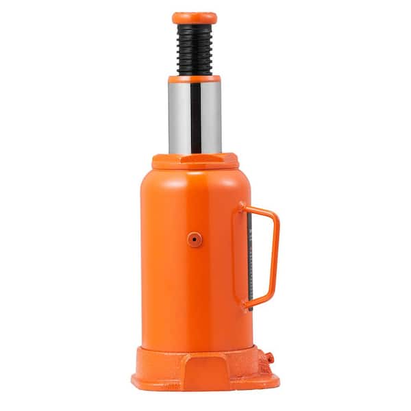 Hydraulic Bottle Jack, 20 Ton/44092 LBS. All Welded Bottle Jack, 7.5-14 in. Lifting Range, with 3-Section Long Handle