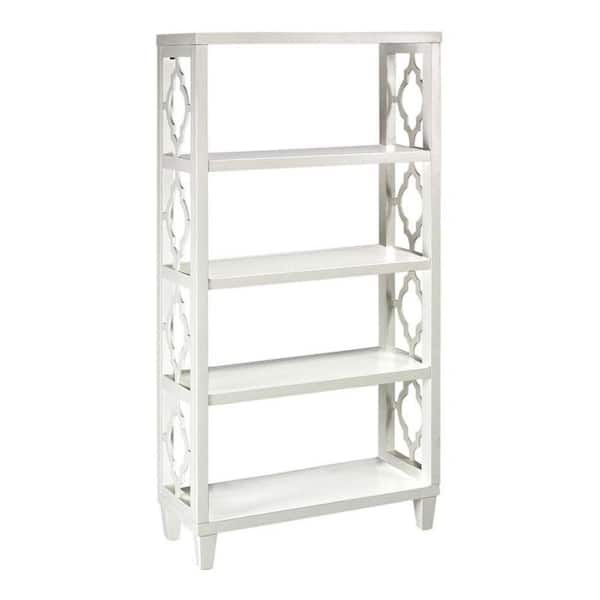 Home Decorators Collection Reflections 56 in. H x 28 in. W Storage Shelf in White