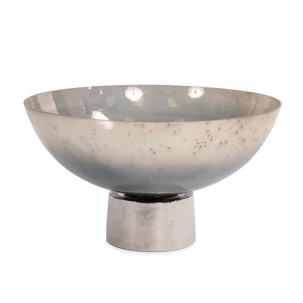 Marley Forrest Round Grotto Glass Footed Bowl