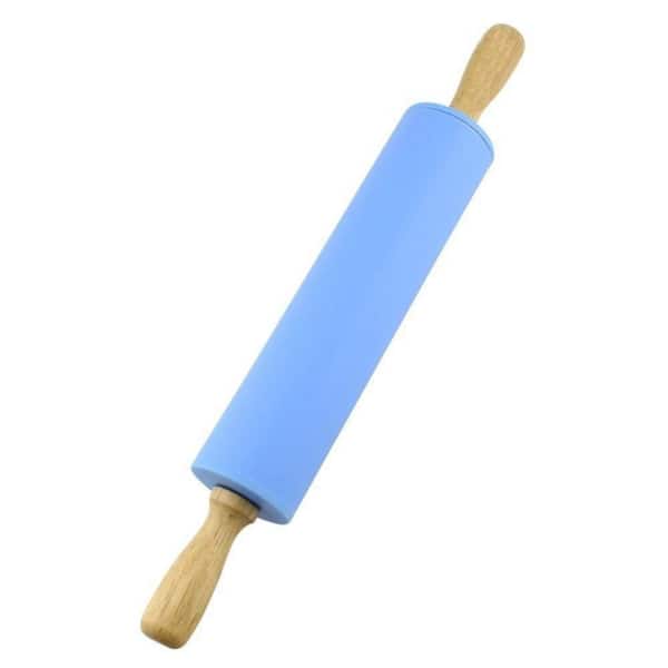 Silicone Rolling Pin for Baking Pastry, Pizza, Fondant, Tortilla, Bread, Christmas Cookies Supplie, Gift for Home Bakers