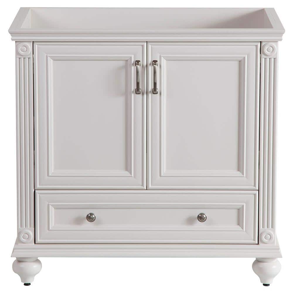 Home Decorators Collection Annakin 36 In W X 34 In H X 22 In D Bath Vanity Cabinet Only In Cream Clsd3621 Cr The Home Depot