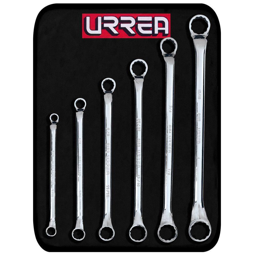 Reviews For Urrea Box End 45 Degrees 12 Point Chrome Wrench Set 6 Piece 8100c The Home Depot