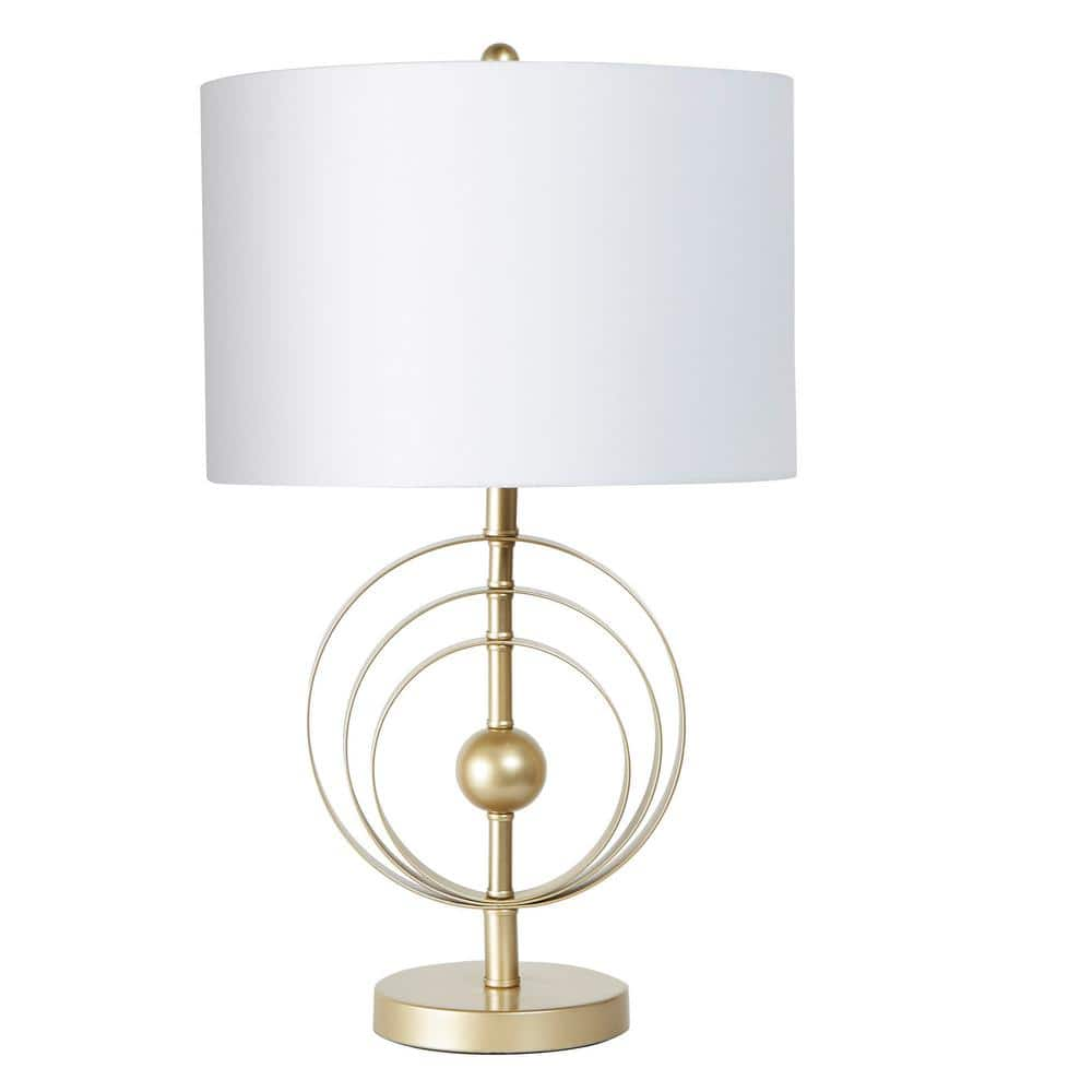 Silverwood Furniture Reimagined 25 in. Golden Metal Stick Lamp with ...