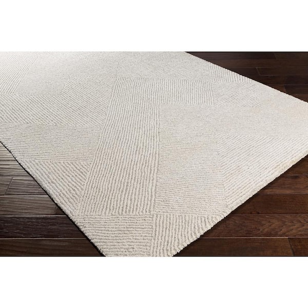 Zora Cream Geometric 9 ft. x 12 ft. Indoor Area Rug