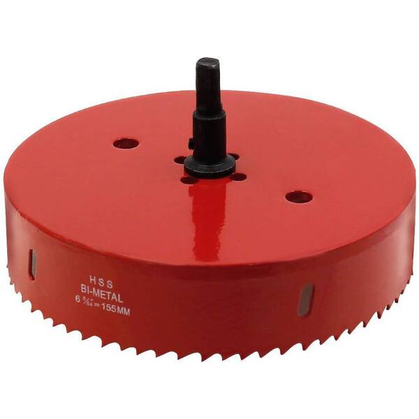KATUR 15mm Bi-Metal Hole Saw – 10mm Shank, Positive Rake Teeth, Cuts Metal, Wood, Drywall, Plastic, Fiberboard