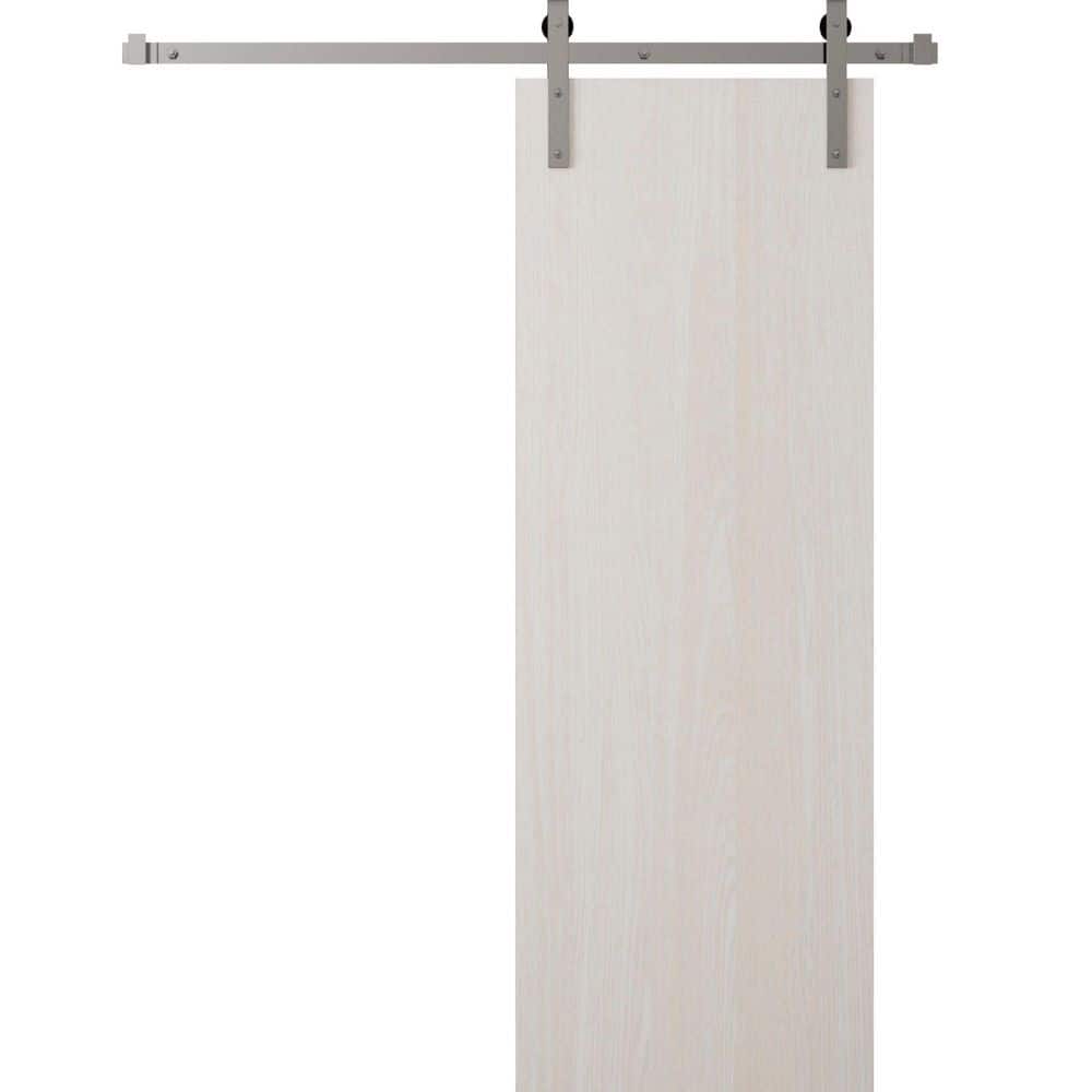 3011 30 in. x 80 in. Sold Core Ash Franko Color Wood Sliding Barn Door with Hardware Kit price history on PriceWatchPro