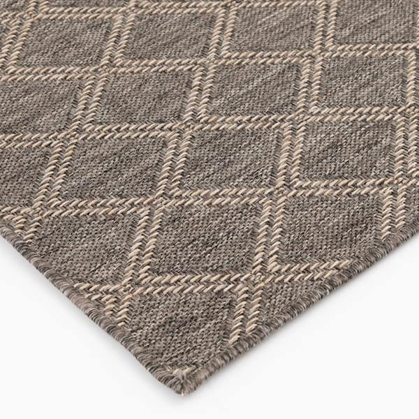 Stratford Santorini Diamond Pebble/Natural 26 in. x Your Choice Length Stair Runner Rug