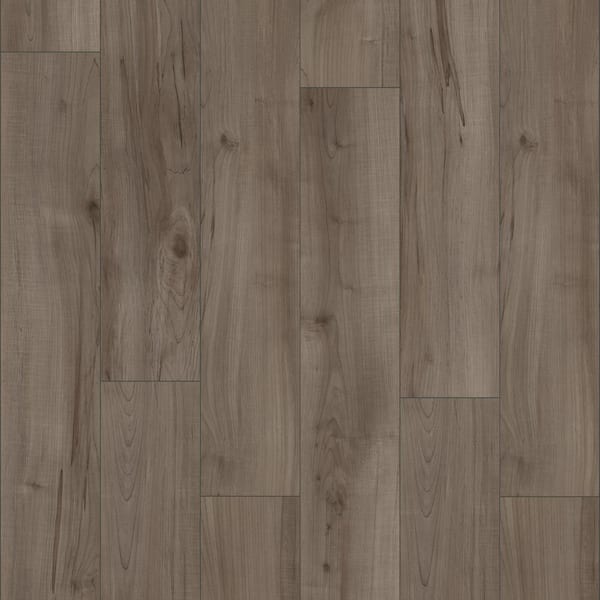 Gray Wolf Maple 12 mm T x 8.03 in W x 47.64 in L Waterproof Click Lock Laminate Wood Flooring(15.94 sqft/case)