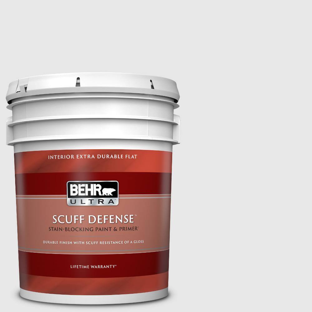 BEHR ULTRA 5 gal. PRW09 Nimbus Cloud Extra Durable Flat Interior