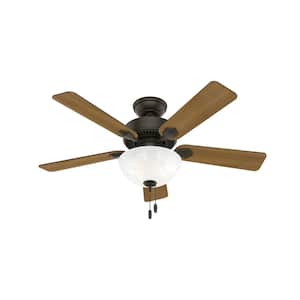 Swanson 44 in. Integrated LED Indoor New Bronze Ceiling Fan with Bowl
