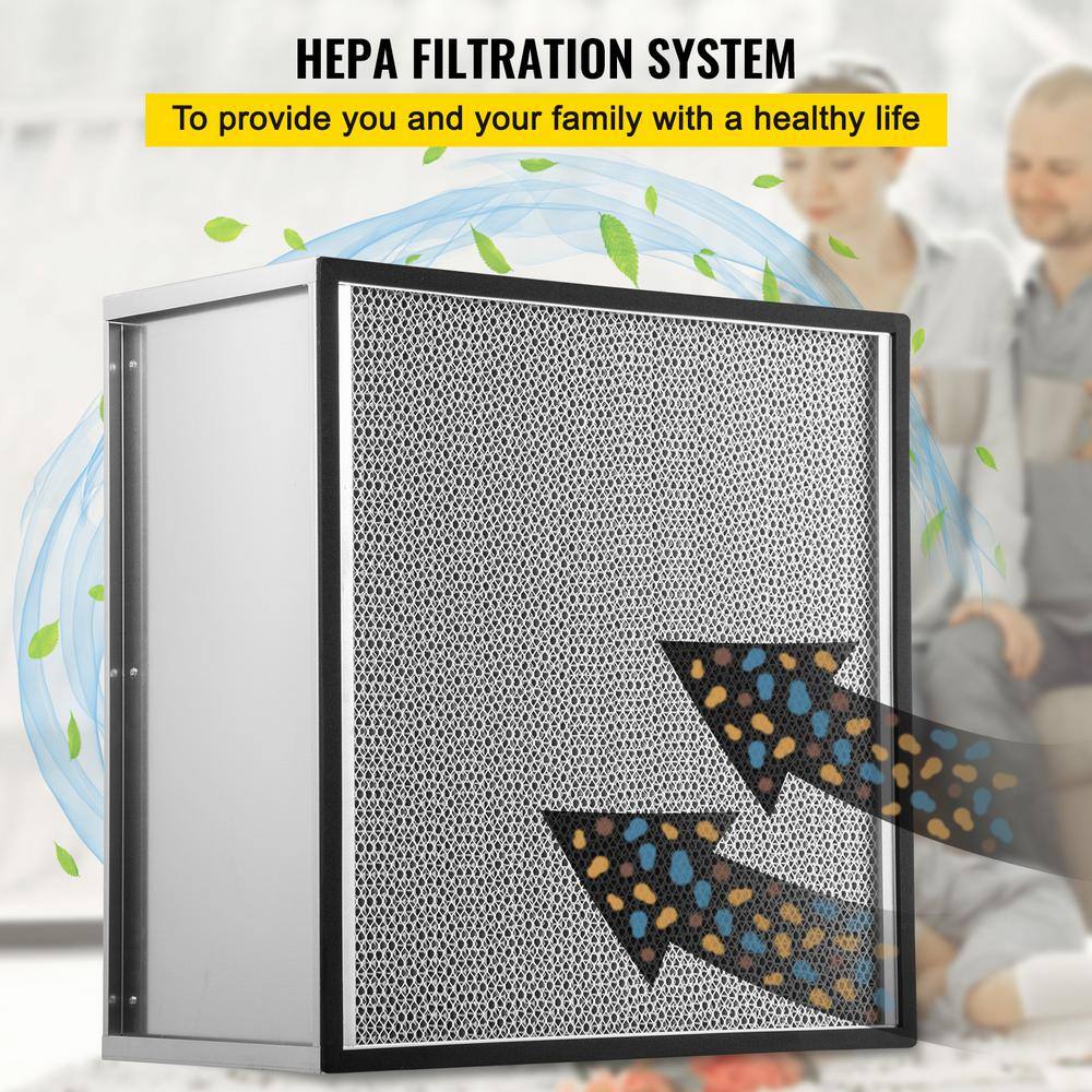 Large Silver HEPA Air Purifier Filter