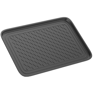 Black15. 75 in. x 23.75 in. Medium Recycled Polypropylene All Weather Boot Tray (2 Sets of 2)