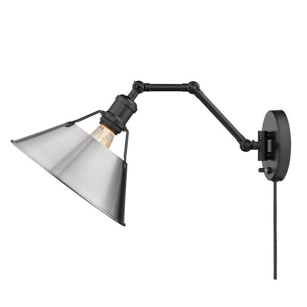 Golden Lighting - Orwell 9 in. Matte Black Sconce