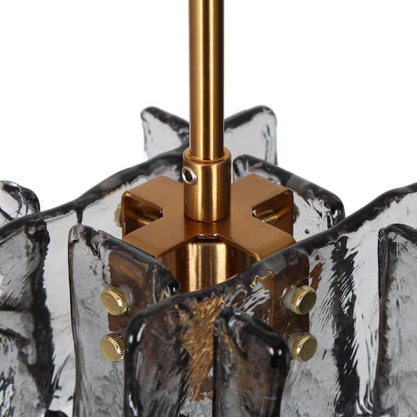 LNC 4.7 in. W Black Pendant Light 1-Light Modern Glam Brass LNC 4.7 in. W Black Pendant Light 1-Light Modern Glam Brass