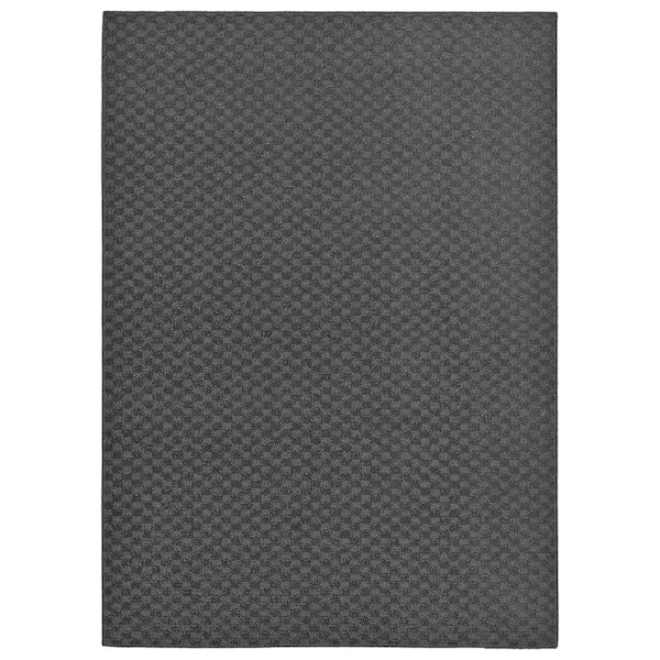 Garland Rug Medallion Cinder Gray 6 ft. x 9 ft. Geometric Area Rug