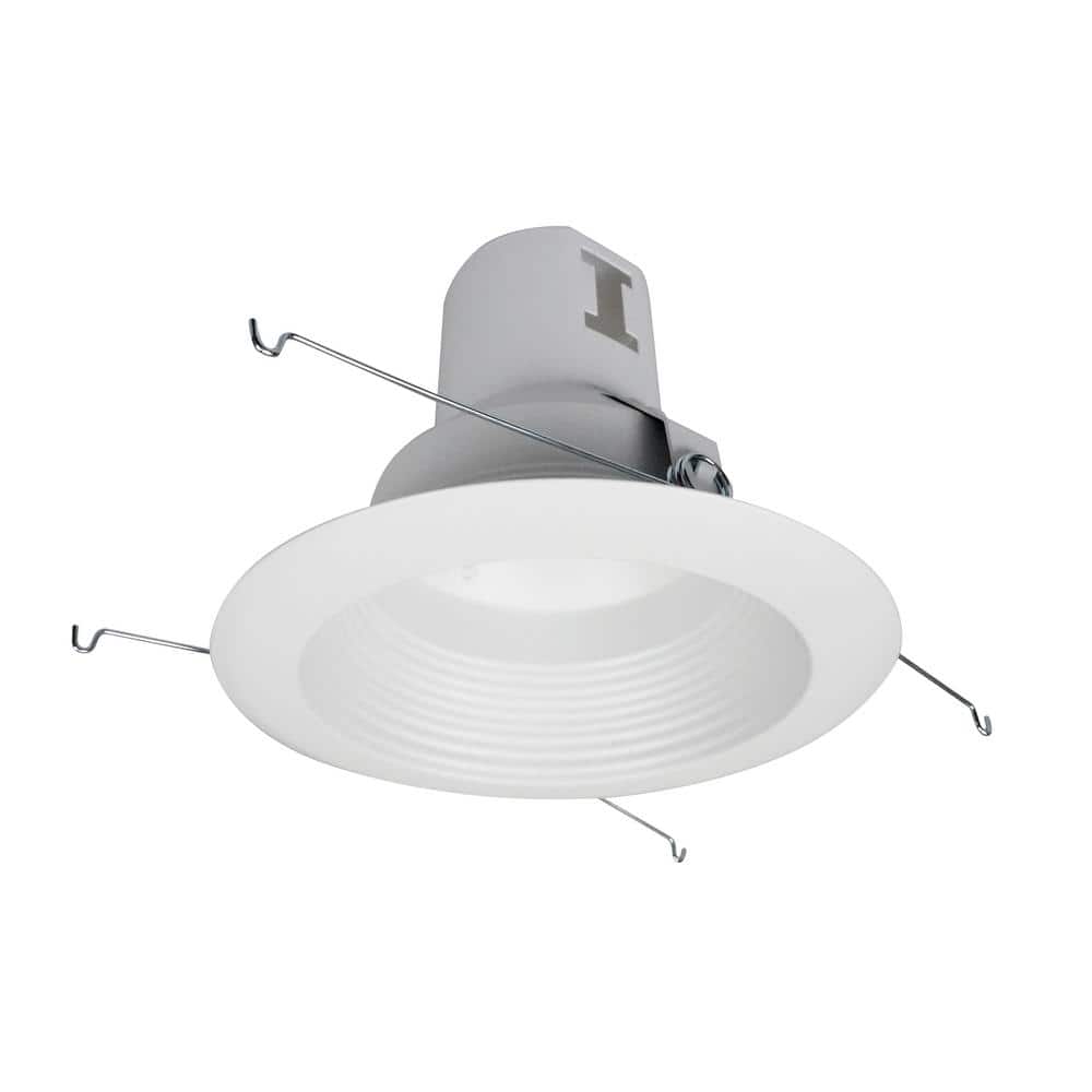 NICOR 5 in. White Recessed Baffle Trim 15511 - The Home Depot