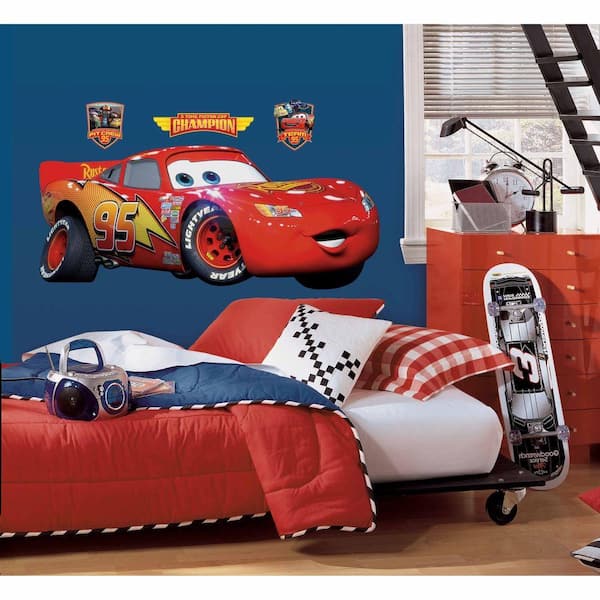 Colourful Cars 3 Cartoon Wall Stickers for Bedrooms Boys and Girls Mural  Decal : : Baby Products