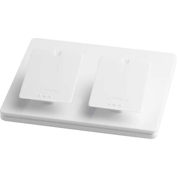 Lutron Caseta Dual Pedestal for Pico Remotes, White (L-PED2-WH)
