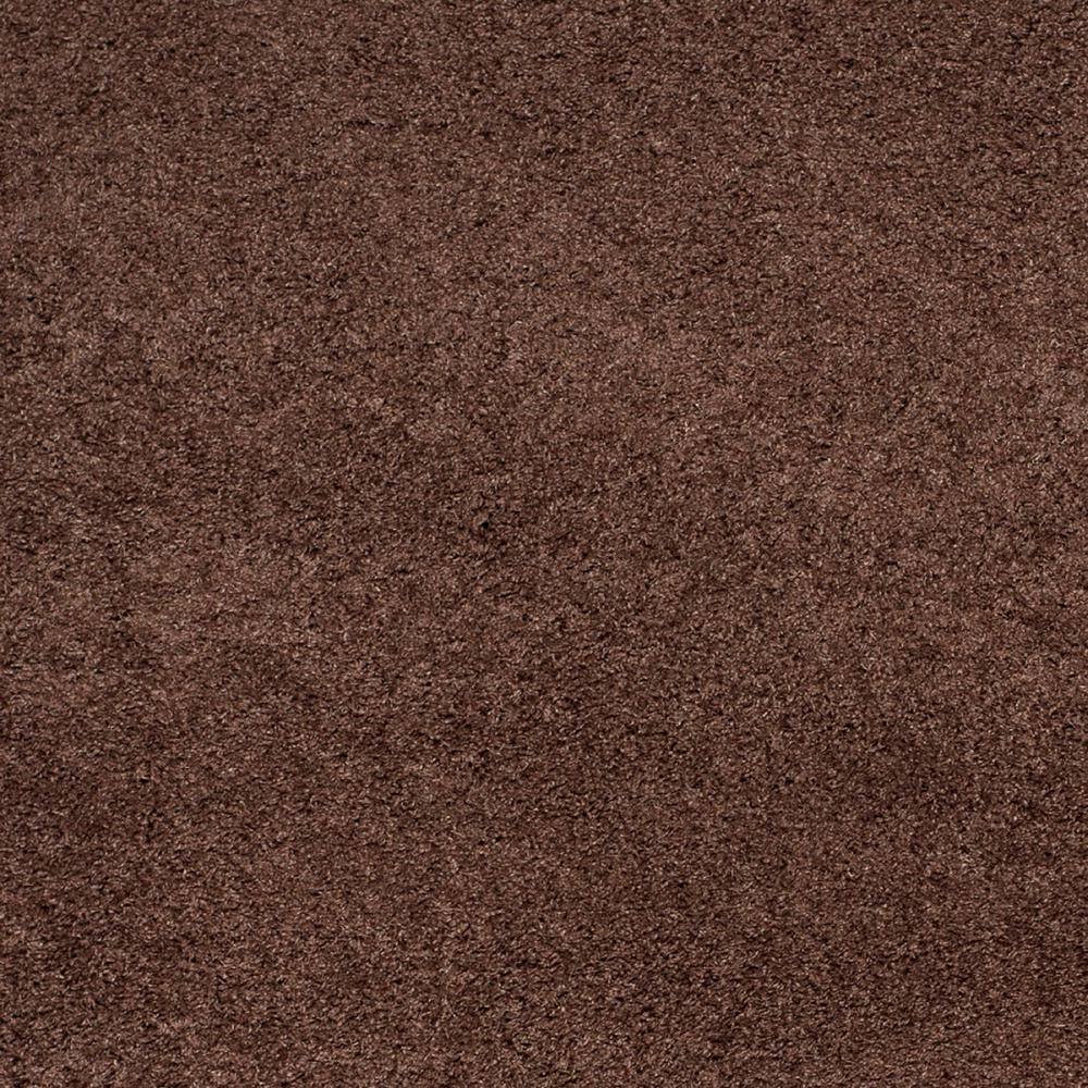Laguna Brown 8' x 10' Rectangular Shag Area Rug