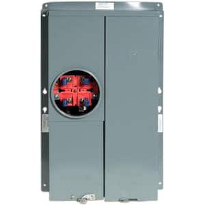 100 Amp 16-Space 24-Circuit Outdoor Semi-Flush Mount Main Breaker Combination Service Entrance Device
