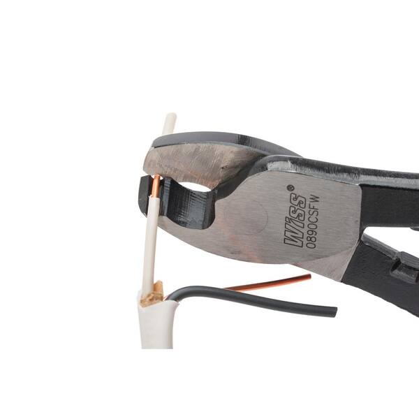 8-3/8 in. Flip Joint Cable Cutter with Wire Cutter and Sheath Knife 8-3/8 in. Flip Joint Cable Cutter with Wire Cutter and Sheath Knife