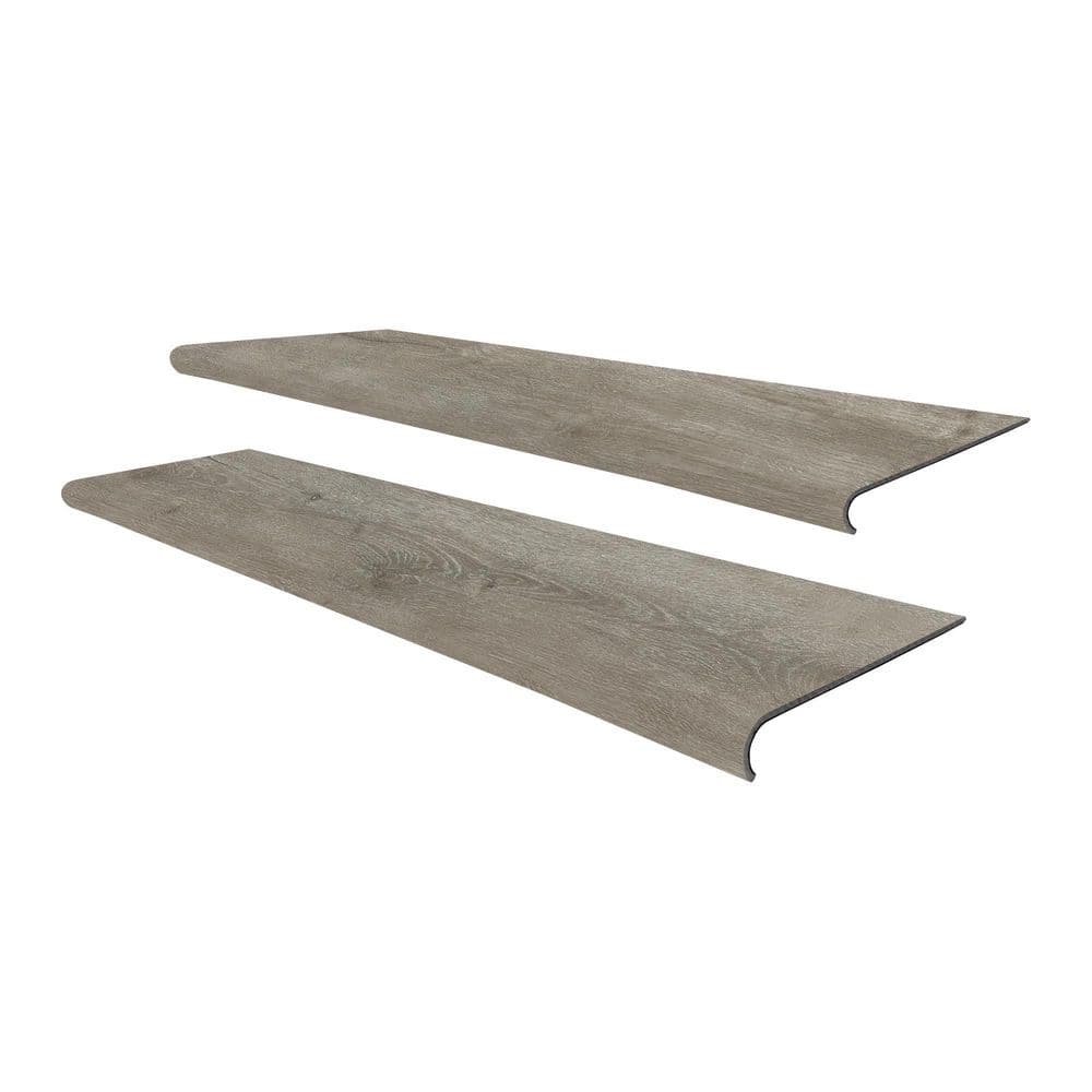 White Stone 8 mm. T x 48 in. L x 12.2 in. W Vinyl Stair Tread Eased Edge, Fits Vinyl Floors, 2-Pieces price history on PriceWatchPro