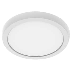 Blink Performer 7 in. White Selectable CCT Color Changing LED Round Ceiling Flush Mount Light Fixture