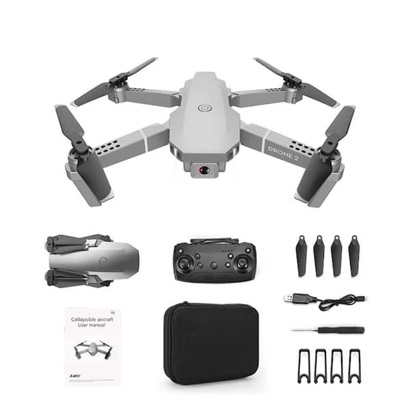 Etokfoks Drone 4K HD Camera WiFi Collapsible RC Quadcopter Helicopter Toy
